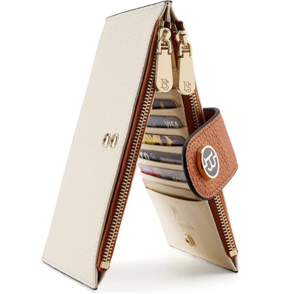 Bostanten Lnna Genuine Leather RFID Wallet - Cash Clutch - Picture 1 of 12